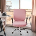 thumbnail image 4 of Elastic Office Chair Seat Covers Stretchable Chair Slipcover Pink, 4 of 8