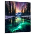 thumbnail image 2 of Designart "Uncharted Beauty of the Alaskan Wilderness II" Landscapes Metal Wall Decor, 2 of 5
