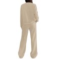 thumbnail image 6 of Sentmoon Trendy Outfits for Women 2025 Pullover Winter Clothing for Women Fashion Women Long Sleeve And Long Pants Casual 2PC Sets With Pockets Fall and Winter for Travel and Packable Convenience, 6 of 10