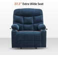 thumbnail image 5 of MCombo Wide Power Lift Recliner Chair Sofa for Elderly People, 3 Positions, Extended Footrest, USB Ports, Fabric R7289(Navy Blue, Wide), 5 of 9