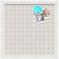 thumbnail image 2 of PinPix 15x15 Custom Cork Bulletin Board Shaded Grey Diamond Poster Board Has a Fabric Style Canvas Finish, Framed in Shaded Grey Diamond, by ArtToFrames (PinPix-373), 2 of 6