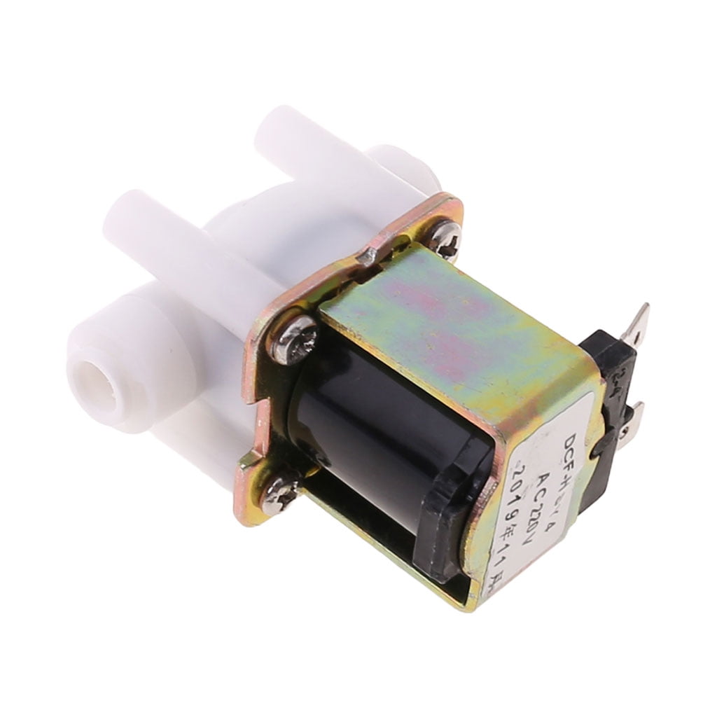 AC 220V Electric Plastic Solenoid Valve for Water Purifier Air Inlet Pipeline 
