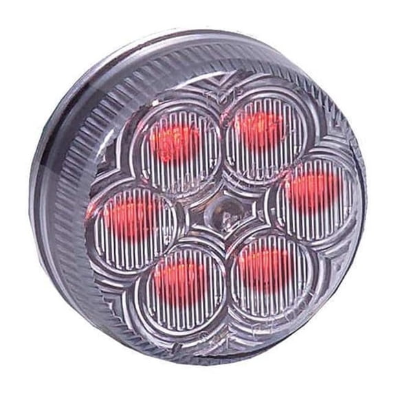 Maxxima Clearance Light, LED, Rd, Grommet, Rnd, 2 Dia M34260RCL