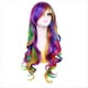 thumbnail image 4 of Pelucas Rizadas Largas de Lady Rainbow, Disfraz de Cosplay de Moda, Peluca de Fiesta Ondulada de Anime, 70Cm, 4 of 5