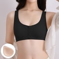 thumbnail image 2 of XIYON Women Soft Comfortable Bra Seamless Front Closure Bra Soft Breathable Post Bra For Prosthetic Comfort Classic, 2 of 8