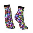 thumbnail image 4 of Bingfone Colorful Easter Eggs1 Design Patterned Men'S Women'S Casual Cotton Socks, 4 of 9