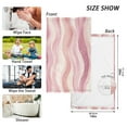 thumbnail image 6 of Yayeee 100% Cotton Hand Towels for Bathroom 16" x 28" Soft Absorbent Kitchen Towel, Soft Absorbent Brown Pattern, 6 of 7