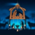 thumbnail image 7 of Nativity Scene Wind Chime - Religious Christmas Hanging Ornament with Biblical Figures, Christian Holiday Decoration for Indoor Outdoor Seasonal Display, 7 of 7