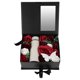 thumbnail image 1 of Botella de agua y jabón con forma de flor de rosa hecha a mano, regalo romántico con caja, 1 of 8
