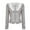 Silver, variant on Clearance 2024!Cardigan for Women Plus Size Warm Soft Open Front Jacket Coat