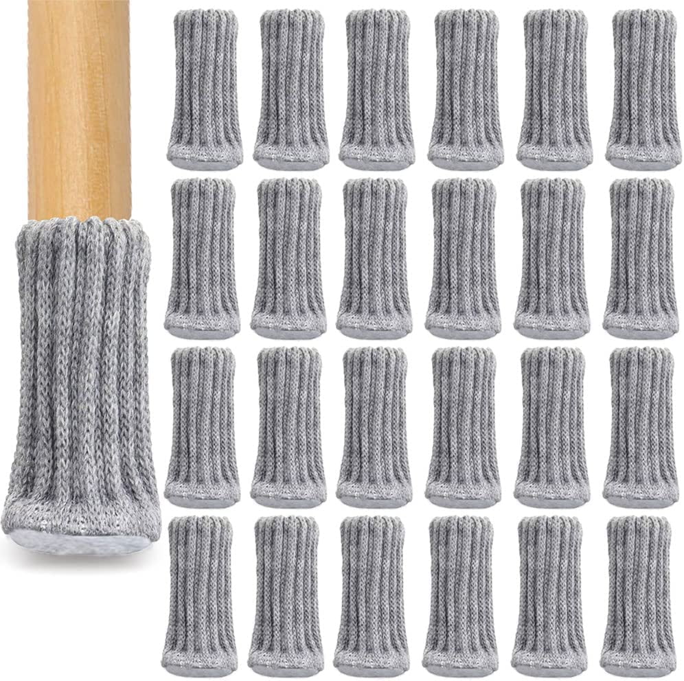 24 Pieces Chair Sock, Chair Sock, Chair Leg Socks, Furniture Socks, Chair Leg Protector, Chair