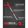 PowerSmart Cordless 12 inches String Trimmer, PS76112A-2B - Walmart.com