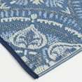 thumbnail image 3 of Mainstays 5'x7' Blue Medallion Plastic Outdoor Rug, 3 of 8