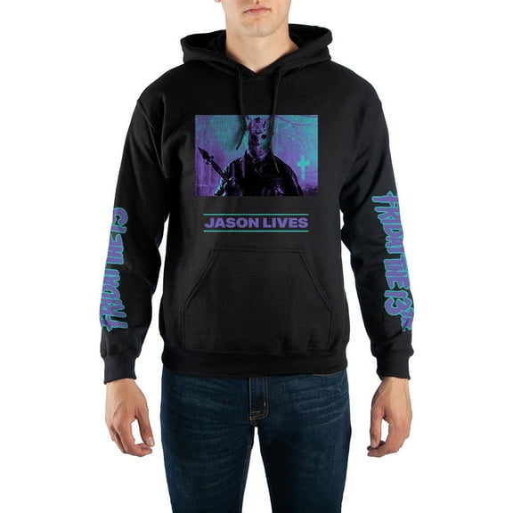 Friday the 13th Men Fleece Hoodie-Medium