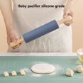 thumbnail image 5 of Rolling Pin With Wooden Handles & Wood Cradle,14.96 Inch Rolling Pins For Making Pizza Dough And Tortillas, Dough Roller For Pie Crust, Cookie, Pasta, 5 of 7