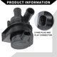 thumbnail image 5 of Unique Bargains No.1K0965561L Bomba de agua de refrigeración auxiliar para VW Golf 2.0T 2007-2013 / Metal / 1Pcs Negro, 5 of 6
