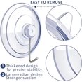 thumbnail image 3 of Scaups 20PCS Suction Cup Hooks, 2.5Inch, 1.77Inch, 1Inch Suction Cups with Metal Hooks Removable, Window for Kitchen, 3 of 6