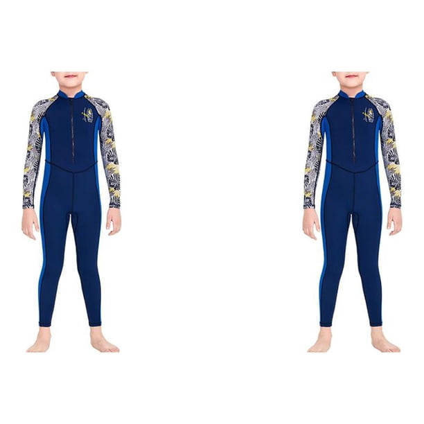 Eigraketly Trajes de neopreno Traje de buceo Sandbeach Mangas largas y pantalones Traje de baño juvenil de una pieza Anti-medusas para Snorkeling Type4 NO4