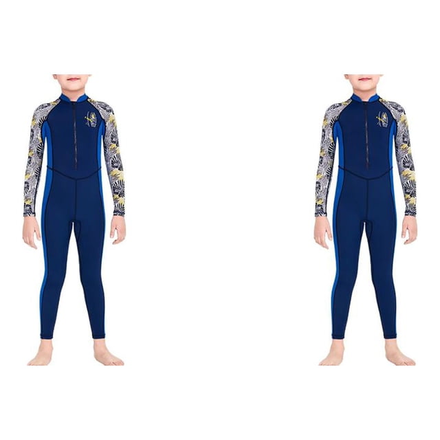 Eigraketly Trajes de neopreno Traje de buceo Sandbeach Mangas largas y pantalones Traje de baño juvenil de una pieza Anti-medusas para Snorkeling Type4 NO4