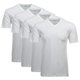 thumbnail image 1 of RAGMAN Camiseta para hombres, paquete de 2 - 1/2 manga, camiseta interior, Cuello en V Blanco M (Medium), 1 of 3