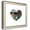 Silver, variant on Heartstagram Picture Frame - Brown Wood Frame With Heart Shaped Mat Cut for a 4" x 4" Photo