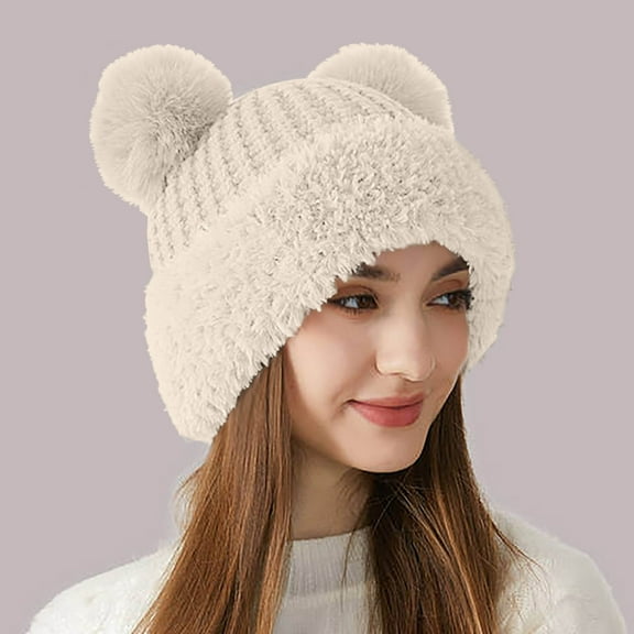 Babysbule Hats for Women Winter Women Ladies Winter Fisherman's Hat Cute And Warm Caps Hunting Fishing Hat