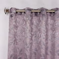 thumbnail image 2 of Superior Blackout Leaves Curtains Set of 2, Light Filtering Grommet Curtain Panel Set, Wisteria, 46"W x 96"L, 2 of 10