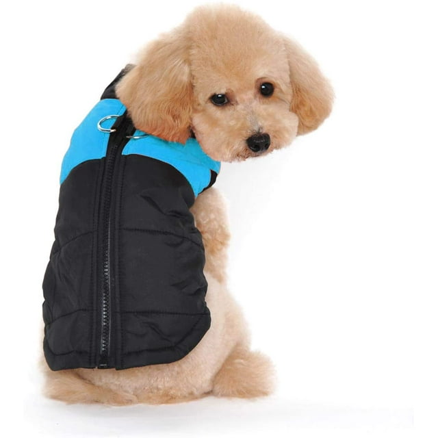 Chaleco de invierno cálido para perros, arnés, chaqueta, abrigo para perros pequeños, medianos y grandes.