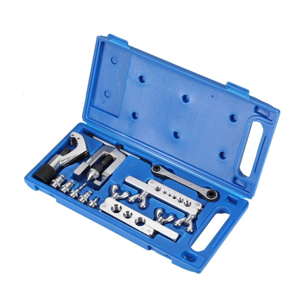 SUDEG Swaging Tool Kit Flaring Tool Tube Cutter Rachet Wrench Swag Tool Auto Plumbing
