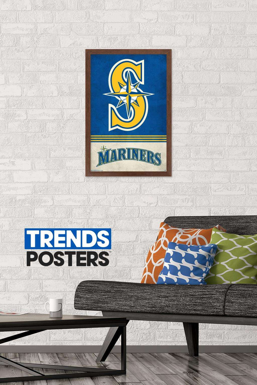 Seattle Mariners Wordmark Canvas Wall Art - 15x20 – Sports Fanz