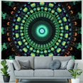 thumbnail image 4 of Chilfamy  Peacock mandala Tapestry Gothic Peacock Feather Decor Wall Hanging for Living Room Bedroom Aesthetic Decor Blanket 40x30inch, 4 of 6