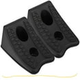 thumbnail image 4 of GOOHOCHY 2 Pcs Car Wheel Chock Wedge ABS Black for Drivers, 4 of 8