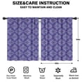 thumbnail image 2 of Blackout Kids Curtains,Boho Bohemia Flower Childrens Insulated Curtains Set Of 2,Bedroom Essentials,Toddler Room Decor 42"x54"(106x137cm), 2 of 4