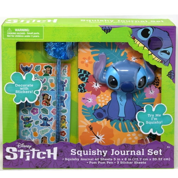 Disney Stitch Squishy Set in Box Blank Diaries and Journals