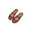 Coffee color, variant on Women's Jelly Mary Jane Flats Casual Hollow Out Mesh Slip On Shoes Summer Beach Sandals