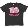 thumbnail image 3 of Inktastic Sister Worlds Best Big Sis Youth T-Shirt, 3 of 5