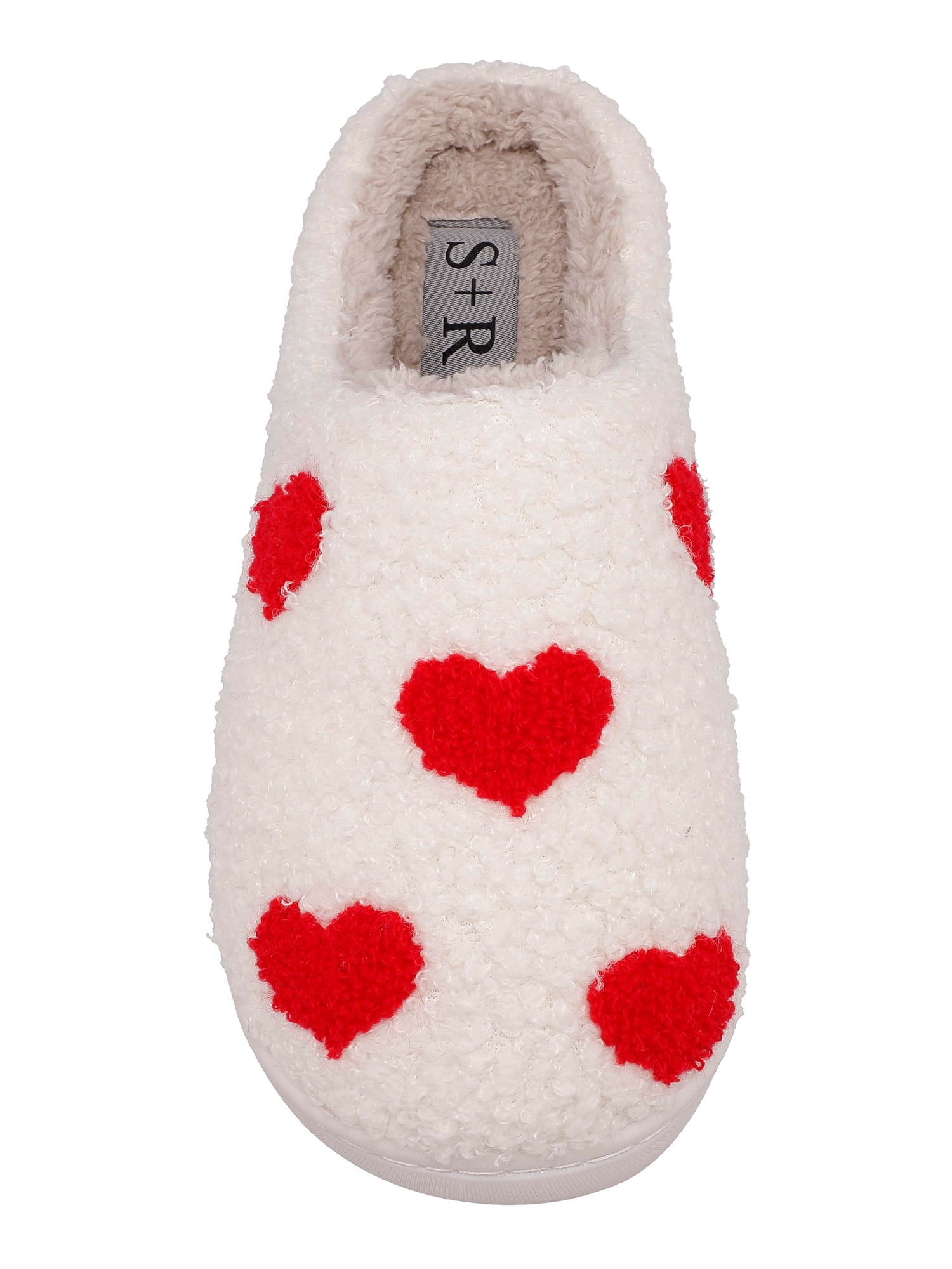 S+R Women's Checkerboard Cozy Slide Slipper