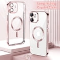 thumbnail image 3 of 2-in-1 Entronix Bundle for iPhone 11, Magnetic Clear Case 1 Screen Protector, Rose, 3 of 8