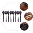 thumbnail image 3 of 8pcs Imitation Porcelain Spoons Tableware Black Frosted Imitation Porcelain Spoons, 3 of 5