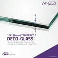 thumbnail image 6 of ANZZI Mare 35 in. x 76 in. Framed Shower Enclosure with TSUNAMI GUARD in Polished Chrome, 6 of 13