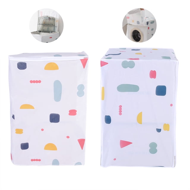 Kinteshun Funda para Lavadora, Lavadora Secadora, a Prueba de Polvo, Impermeable, Funda Protectora, Funda Protectora para Lavadora, Carga Superior, Carga Frontal (Opcional)(Top Load) EOTVIA AR34534