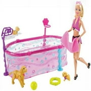 Barbie - Mattel Barbie Puppy Swim School With Pool