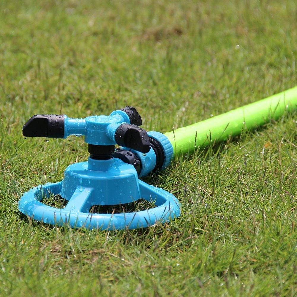 Lawn Sprinkler, Automatic Garden Water Sprinkler, 360 Degree Rotation Irrigation System, Large Area Coverage, Sprinkler for Yard, Lawn, Kids and Garden