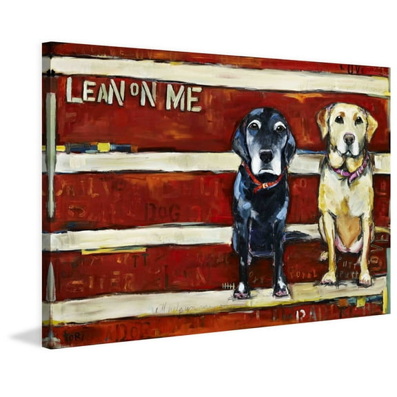 "Lean on Me" by Tori Campisi Painting Print on Canvas