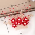 thumbnail image 2 of YSNOOWE Roja Para Con Único Hecha A Mano Accesorio De Novia Y Fiesta, 2 of 8
