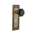 thumbnail image 2 of Nostalgic Warehouse Miswab_Prv_234_Kh Mission Solid Brass Rose Privacy Door Knob Set -, 2 of 5