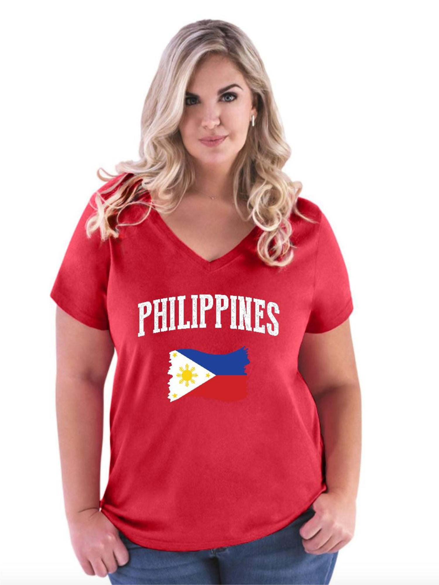 pige grube Tablet Normal is Boring - Womens and Womens Plus Size Philippines Curvy V-Neck  T-Shirt, up to size 26/28 - Walmart.com - Walmart.com