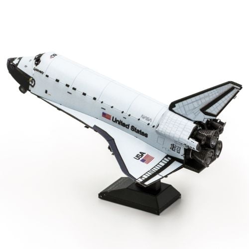 Fascinations Metal Earth Space Shuttle Atlantis Colored Laser Cut 3D Metal Kit 