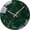 Dark Green, variant on 12 Inch Wall Clock Silent Non Ticking Wall Clock Quality Quartz Battery Operated Easy to Read for Home Office Classroom School Clock