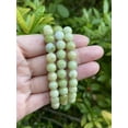thumbnail image 4 of Chinese Jade Crystal Bead Bracelet 8mm, Genuine Chinese Jade Stretch Gemstone Bracelet, Healing Crystal Bracelet Bead Bracelet, Gift for Men & Women, 4 of 6